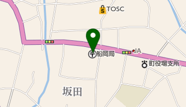 船岡郵便局の地図画像