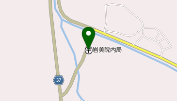 岩美院内郵便局の地図画像
