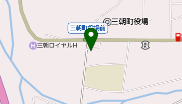 三朝郵便局の地図画像
