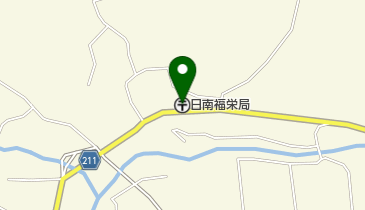 日南福栄郵便局の地図画像