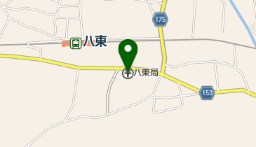 八東郵便局の地図画像