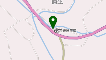 岩美蒲生郵便局の地図画像