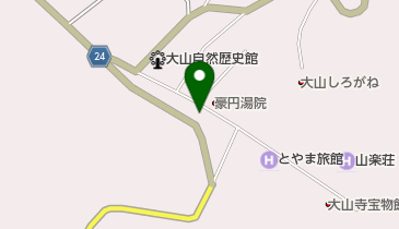 大山寺郵便局の地図画像