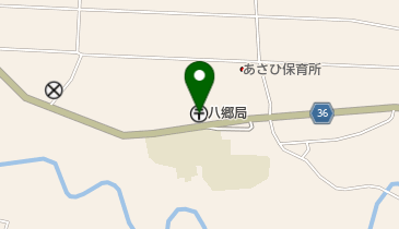 八郷郵便局の地図画像