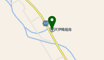大伊簡易郵便局の地図画像