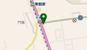 堀越簡易郵便局の地図画像