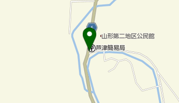 芦津簡易郵便局の地図画像