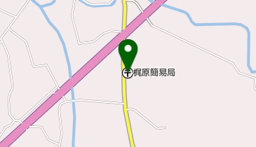 梶原簡易郵便局の地図画像