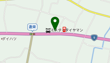 逢束簡易郵便局の地図画像