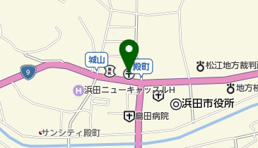 浜田郵便局の地図画像