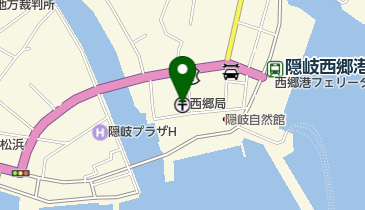 西郷郵便局の地図画像