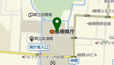 松江殿町郵便局の地図画像