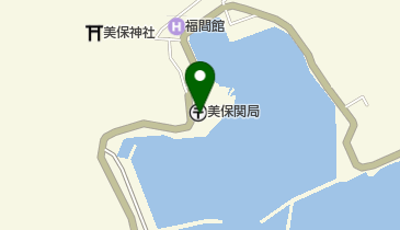 美保関郵便局の地図画像