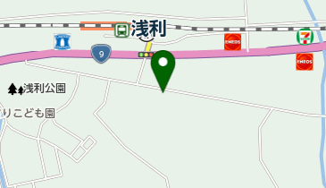 江津浅利郵便局の地図画像