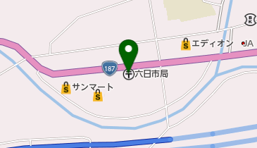 六日市郵便局の地図画像