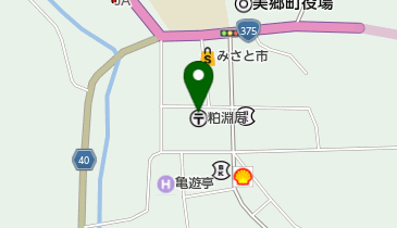 粕淵郵便局の地図画像