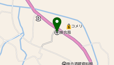 掛合郵便局の地図画像