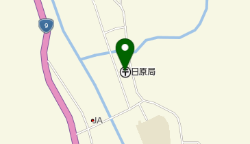 日原郵便局の地図画像