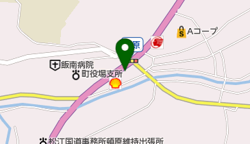 頓原郵便局の地図画像