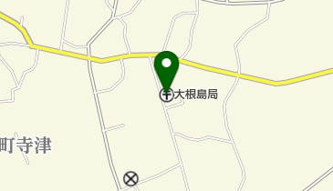 大根島郵便局の地図画像