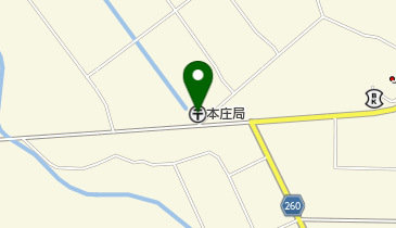 本庄郵便局の地図画像