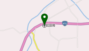 比田郵便局の地図画像