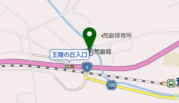 荒島郵便局の地図画像