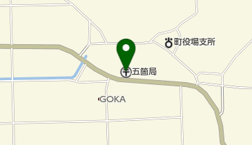 五箇郵便局の地図画像