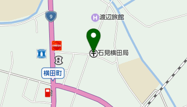 石見横田郵便局の地図画像