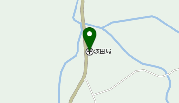 波田郵便局の地図画像