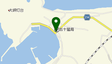 五十猛郵便局の地図画像