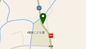 海潮郵便局の地図画像