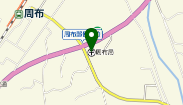 周布郵便局の地図画像