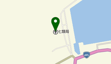 七類郵便局の地図画像