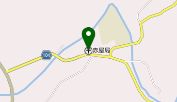 赤屋郵便局の地図画像