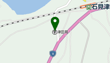 津田郵便局の地図画像