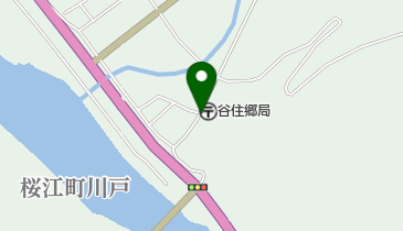 谷住郷郵便局の地図画像