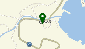 大久郵便局の地図画像