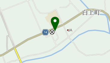 白上郵便局の地図画像