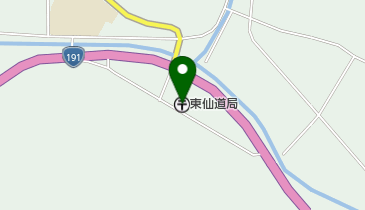 東仙道郵便局の地図画像