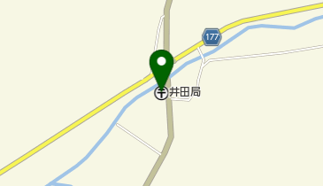 井田郵便局の地図画像