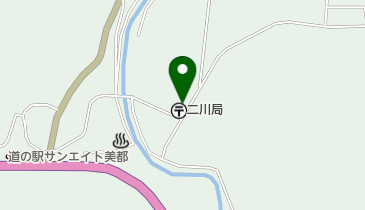 二川郵便局の地図画像