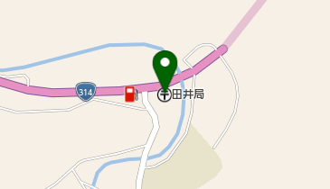 田井郵便局の地図画像