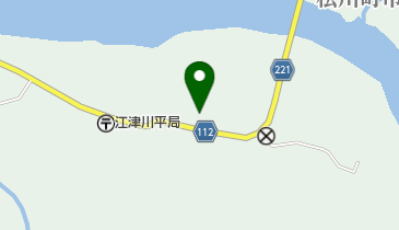 江津川平郵便局の地図画像