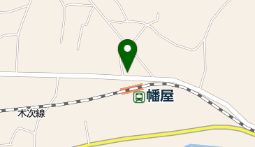 幡屋郵便局の地図画像