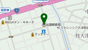 出雲朝倉郵便局の地図画像