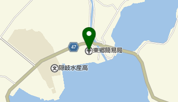 東郷簡易郵便局の地図画像