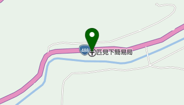 匹見下簡易郵便局の地図画像