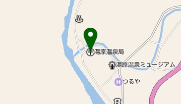 湯原温泉郵便局の地図画像
