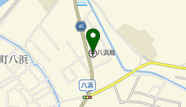 八浜郵便局の地図画像
